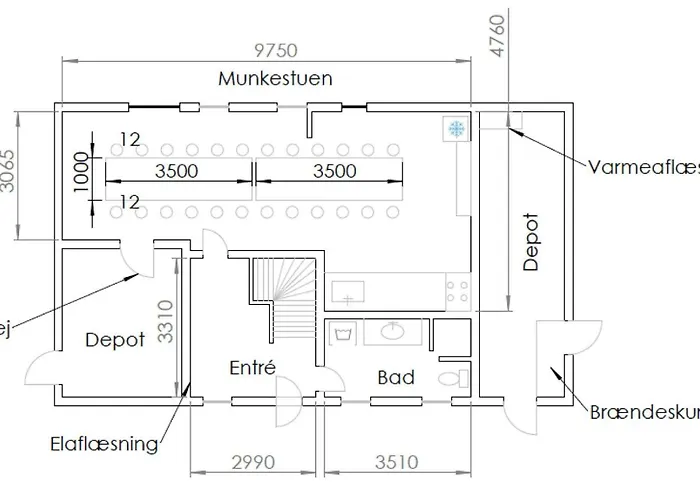 In Allingabro With 3 Bedrooms Dom wakacyjny Ebeltoft